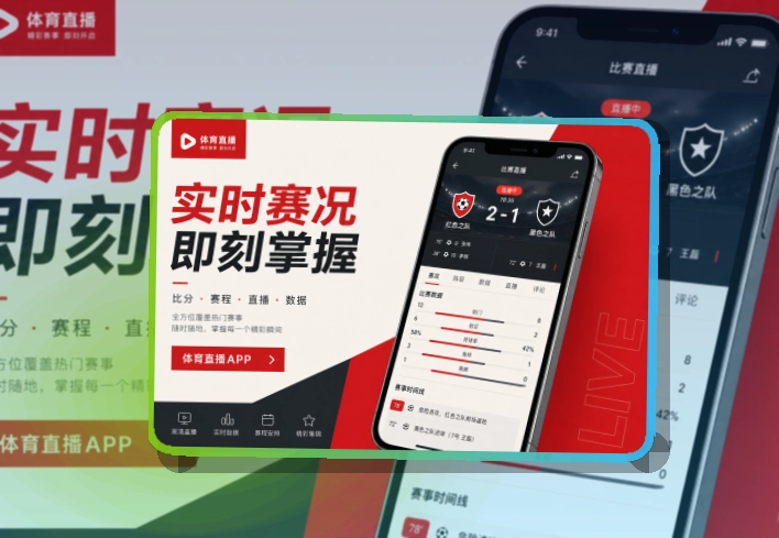 轻量下载 · 比赛日App入口 · 关注比赛回访更快界面展示